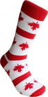 Maple Leaves Canada Unisex Men Women Fun Dress Casual Crew Funny Novelty Socks